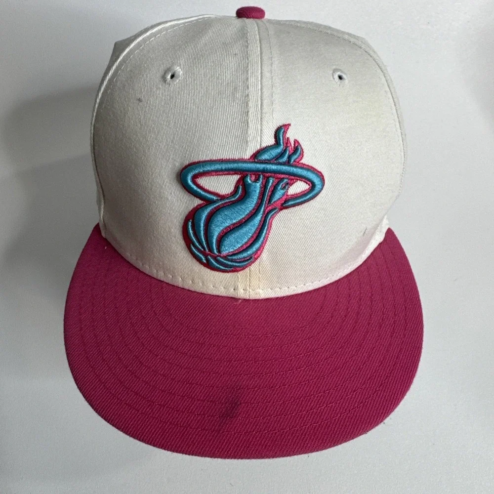 Miami Heat NBA‎ NEW ERA 9fifty Snapback Cap White Hot Pink